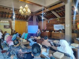 Sosialisasi Pembinaan dan Pengawasan Perdagangan Digelar di Balai Kalurahan Nglanggeran